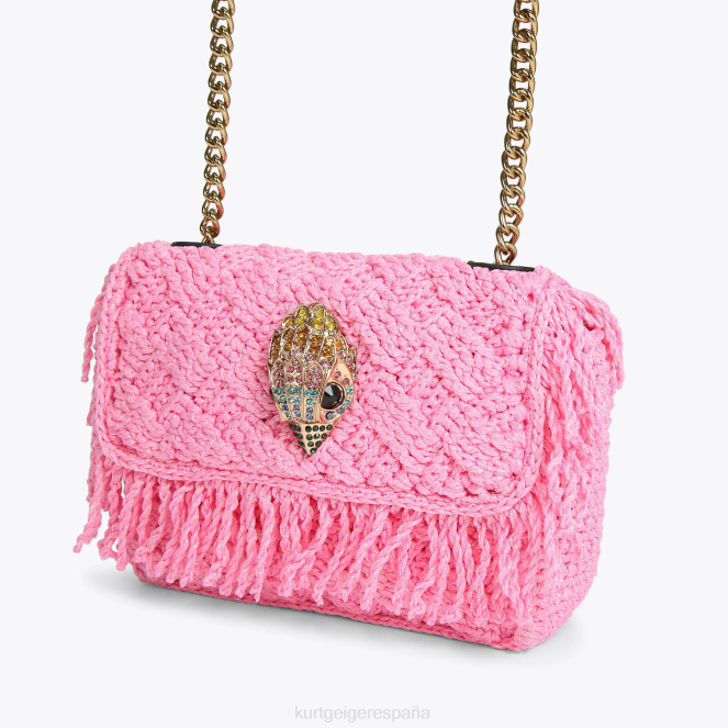 Kurt Geiger mujer londres crochet kensington 2LPR44 | bolsas rosa